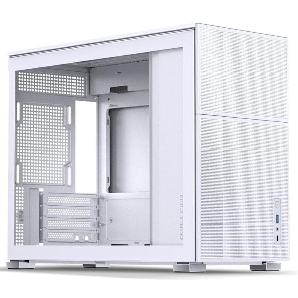 Jonsbo D31 MESH Micro-ATX Case, Tempered Glass - white Hvid