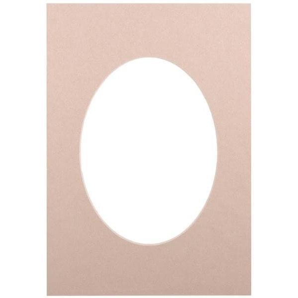 Passepartout 21x29.7, beige oval