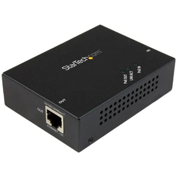 GIGABIT POE+ EXTENDER - 100M/. Sort