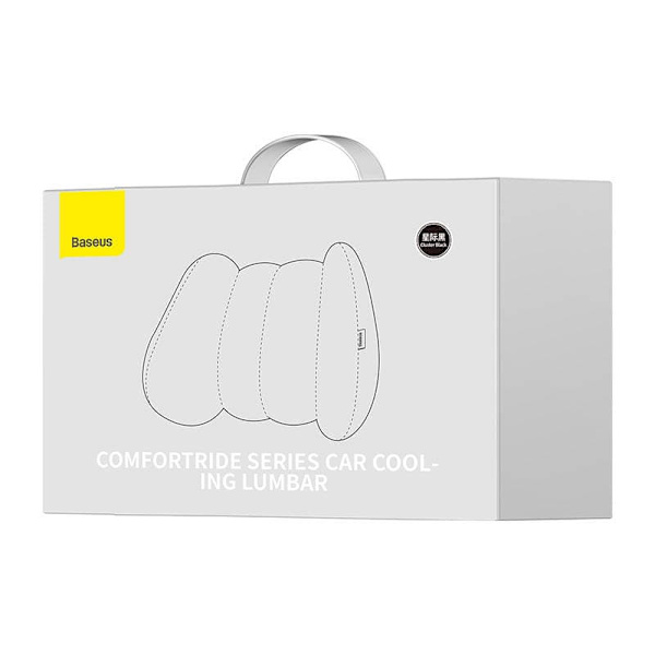 PERNA AUTO suport lombar Baseus ComfortRide, design ergonomic, efect de racire,  dimensiune 395*263*115mm, negru "CC20036402111-01" - 6932172634698