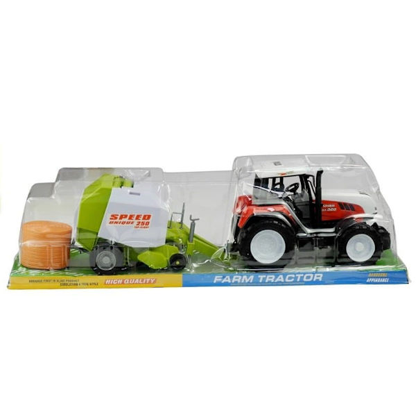 Giant Realistic Tractor with Trailer 65cm
