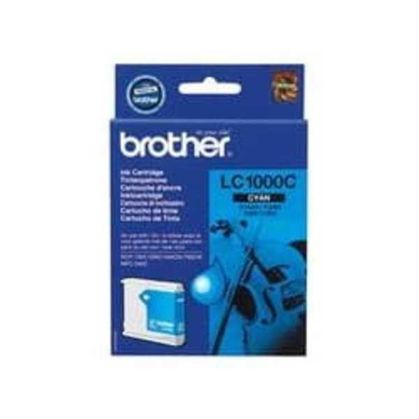 BROTHER LC-1000 ink cartridge cyan standard capacity 400 pages 1-pack
