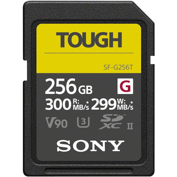 Sony memory card SDXC 256GB G Tough UHS-II C10 V90