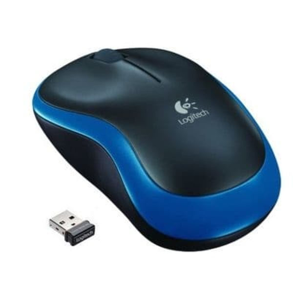 Logitech | Mouse | M185 | Wireless | Blue/ black Sort, Blå