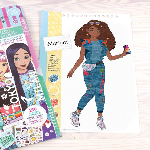 MAKE IT REAL Fashion Design Sketchbook: City Style
