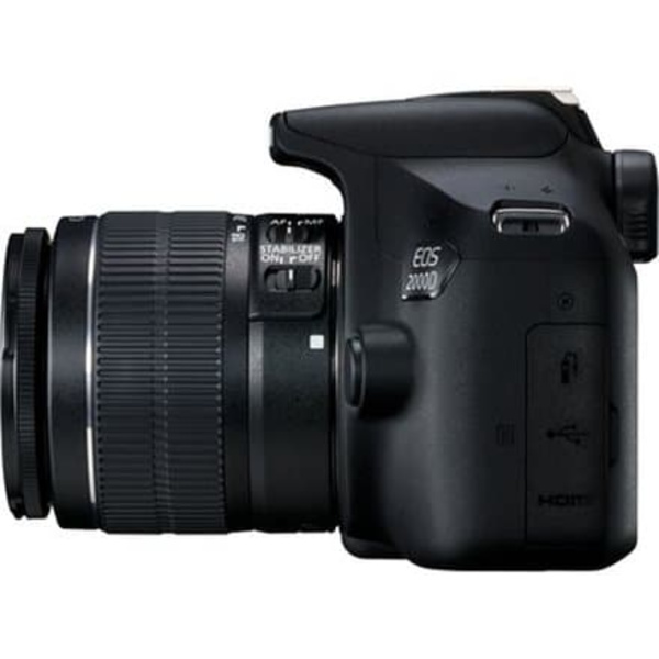 Canon | SLR Camera Kit | Megapixel 24.1 MP | Image stabilizer | ISO 12800 | Display diagonal 3.0 " | Wi-Fi | Video recording | APS-C | Black