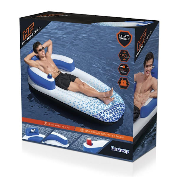Air mattress, 191 x 107 cm Bestway 43533 armchair
