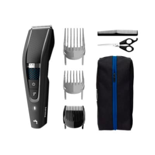 Philips | Series 5000 Beard and Hair Trimmer | HC5632/15 | Cordless or corded | Number of length steps 28 | Step precise 1 mm | Black