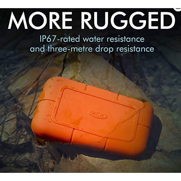 LACIE Rugged SSD 4TB 6.4cm 2.5inch USB-C external