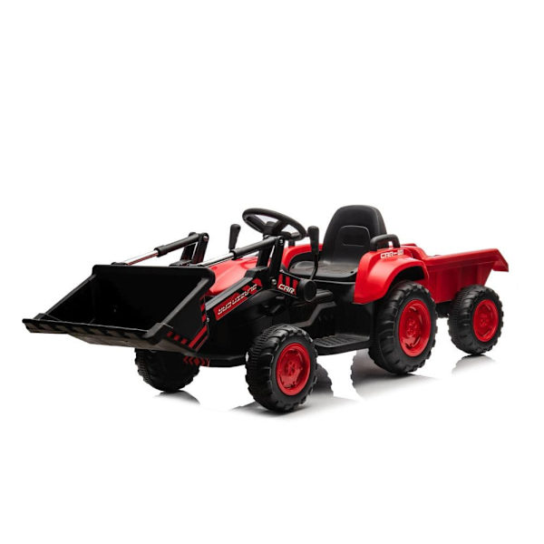 Rechargeable tractor with bucket BW-X002A Red