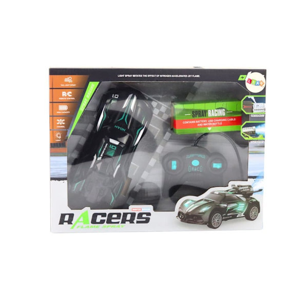 Black Police Remote Control R/C Sports Car