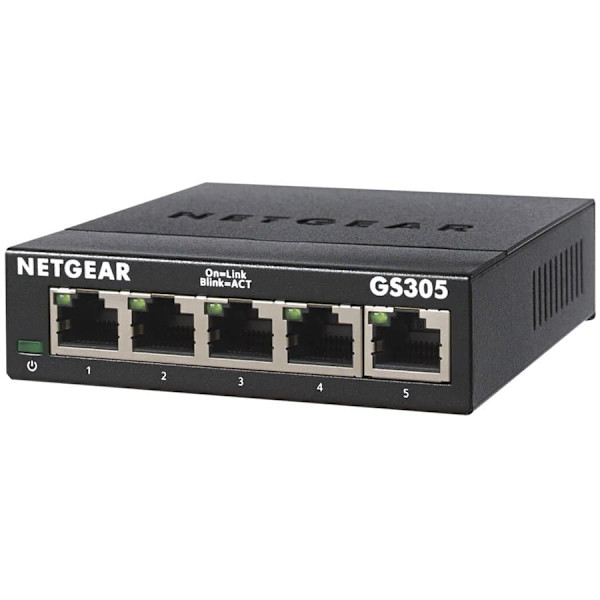 Przełącznik niezarządzalny GS305 5-port 5xGE Sort