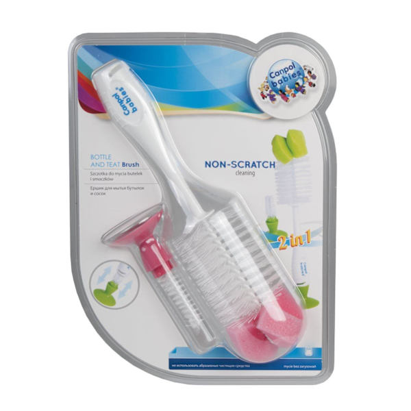CANPOL BABIES bottle and teat brush, 56/122