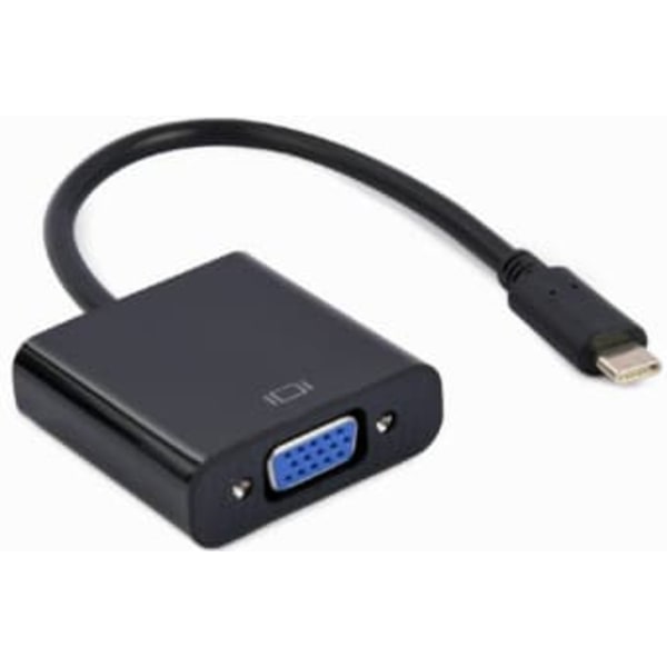 Cablexpert | USB Type-C to VGA adapter cable | A-CM-VGAF-01 | Black | USB Type-C | VGA | 0.15 m Sort