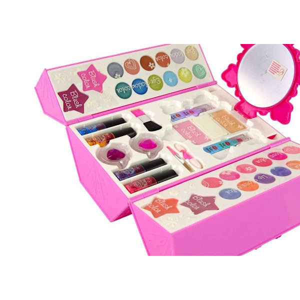 Makeup Bag Set Pink Eyeshadows.