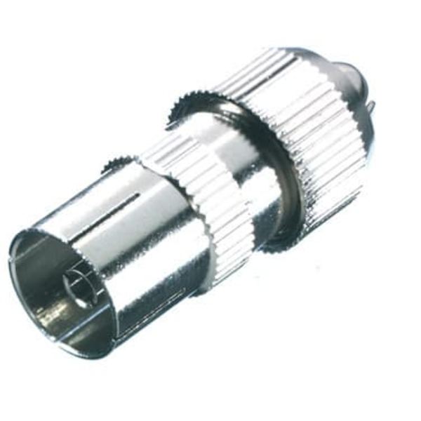 Vivanco coaxial connector, metal (48012)