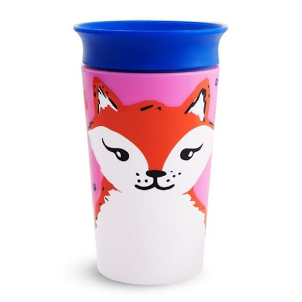 MUNCHKIN WildLove Sippy Cup, red fox, Miracle 360,  6m+, 266 ml, 05177701