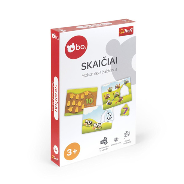 bo. Educational Board game "Numbers" (In Lithuanian lang.)