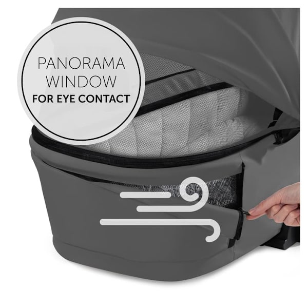 HAUCK carry Cot WALK N CARE, Dark Grey, 165423