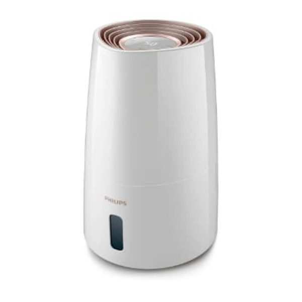 Philips | HU3916/10 | Humidifier | 25 W | Water tank capacity 3 L | Suitable for rooms up to 45 m² | NanoCloud technology | Humidification capacity 30