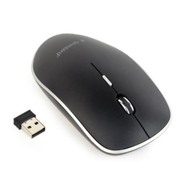 Gembird Silent Wireless Black Svart