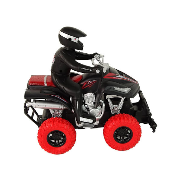 Quad Motor Four-wheeled Off-Road + Driver 1:18