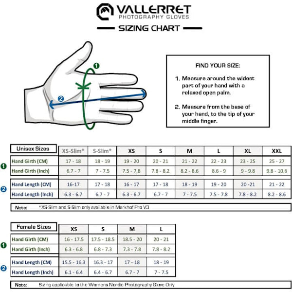 Vallerret Markhof Pro V3 Photography Glove L