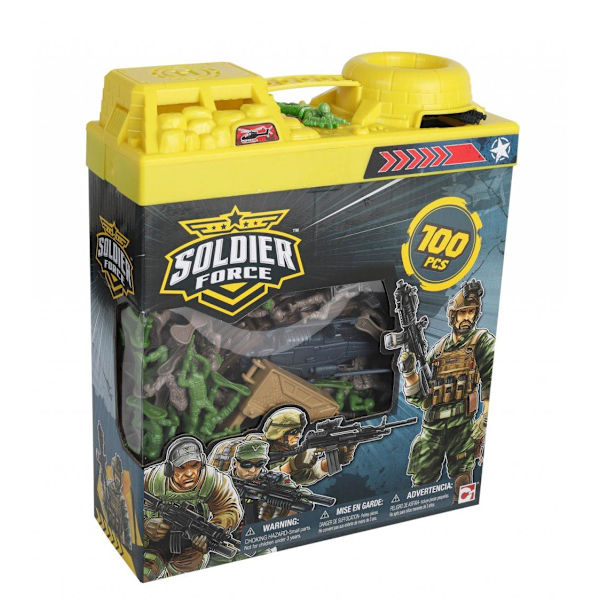CHAP MEI playset Soldier Force Bucket, 100 pcs., 545032