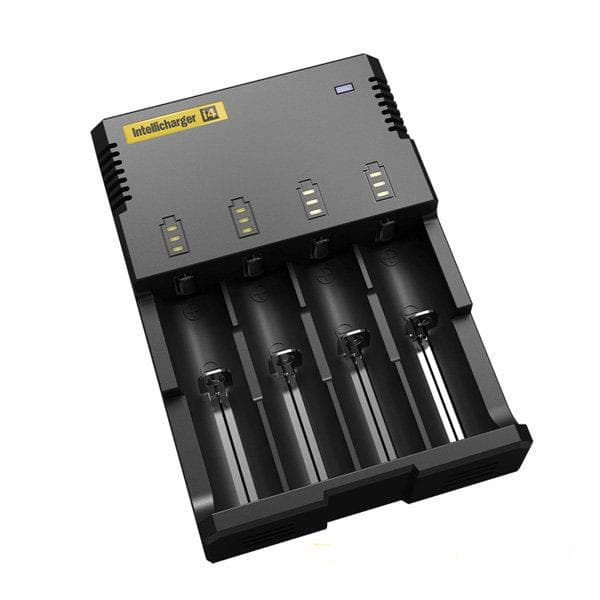 Universal Charger  i4 LiIon & NIMH 18650; CR123; AA; AAA; C;D  NITECORE Sort
