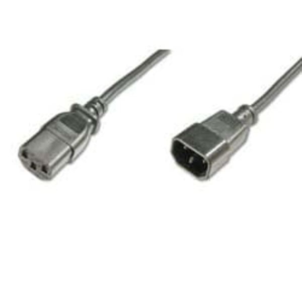DIGITUS Power cable extension - IEC C14 male/IEC C13 female - 5 m