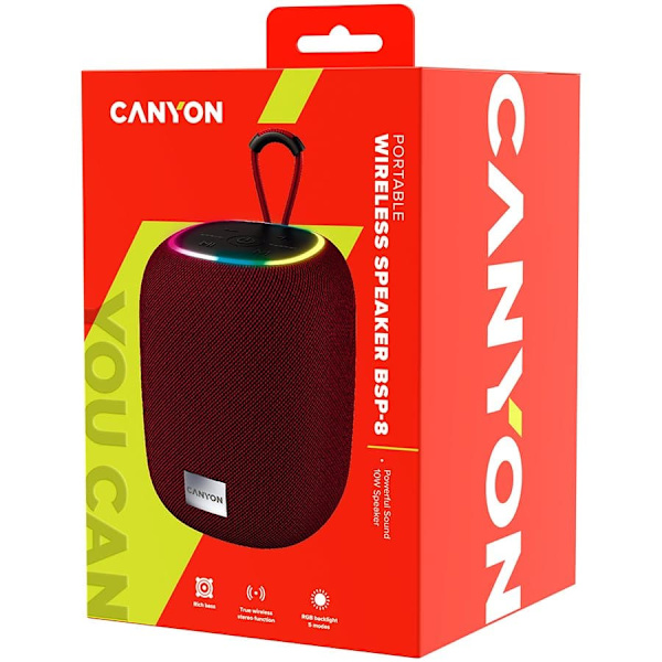 CANYON speaker BSP-8 10W Red