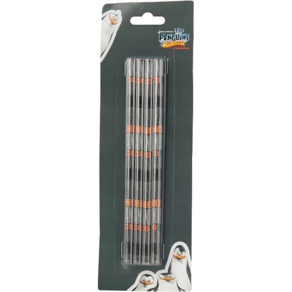 Paso 00-9044PO Penguins 4pcs pencils