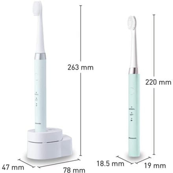 Panasonic | Electric Toothbrush | EW-DM81-G503 | Rechargeable | For adults | Number of brush heads included 2 | Number of teeth brushing modes 2 | Son
