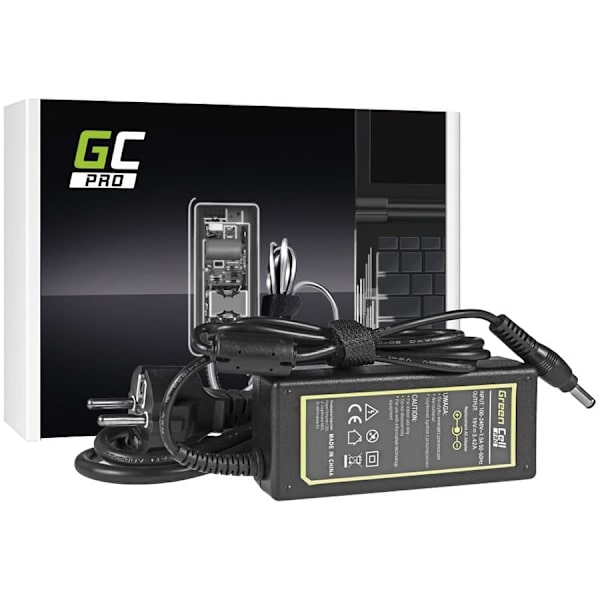 Green Cell PRO Charger / AC Adapter for Asus / Toshiba Satellite 65W Svart