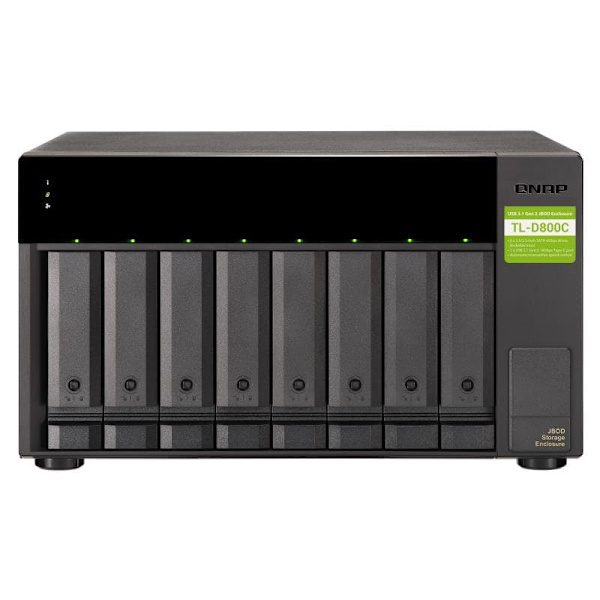 TL-D800C EXPANSION UNIT/8 BAY Sort, Grå