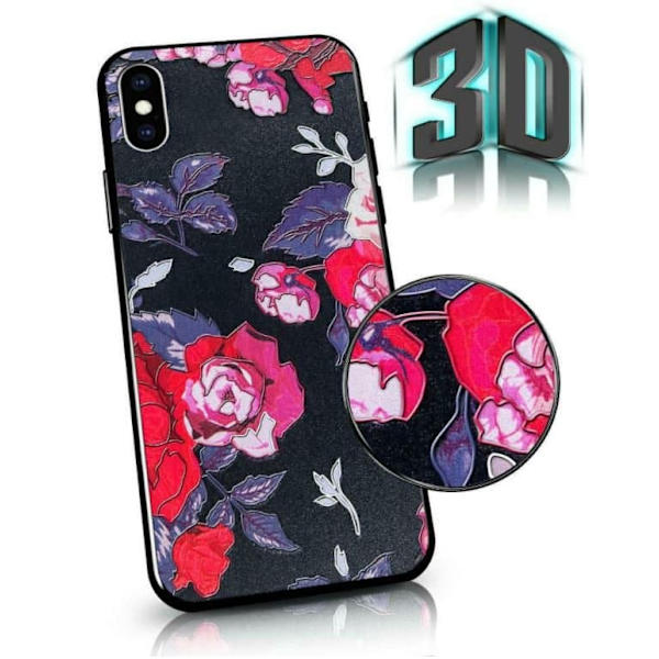 Mocco Flowers Back Case 3D for Apple Iphone 11 Pro Max Black