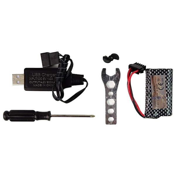 R/C Remote Controlled Motorboat 2.4G Red 20-25 KM/H