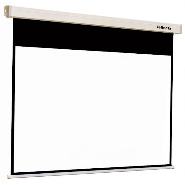 Reflecta MOTOR Crystal 200x154cm (16:10, 91"/231cm, 196x121cm) plátno RC motorové Sort, Hvid