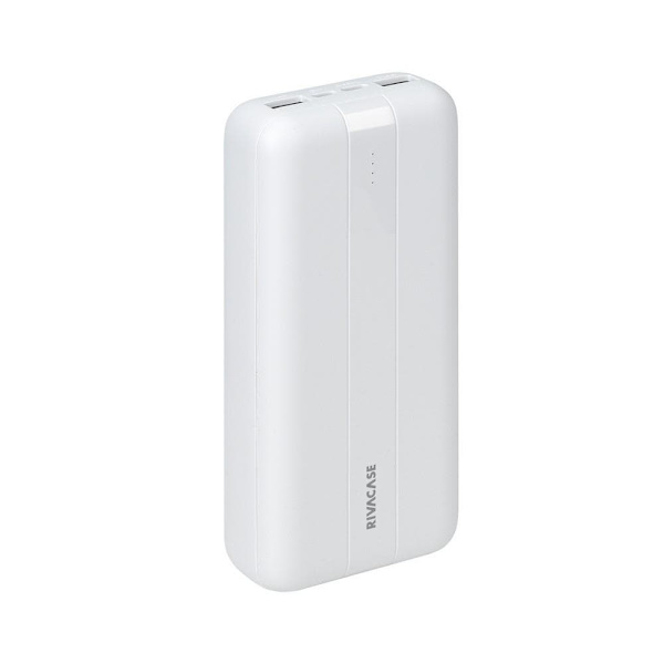 POWER BANK USB 20000MAH/VA2081 WHITE RIVACASE Hvit