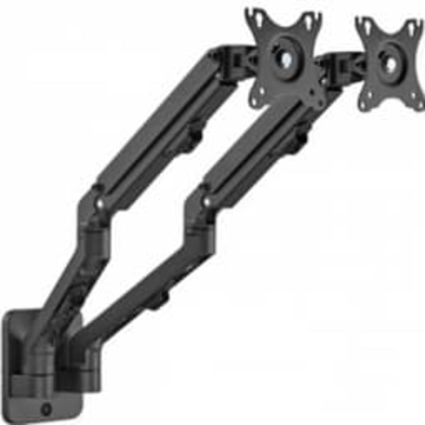 Gembird MA-WA2-01 monitor mount / stand 68.6 cm (27") Black Wall