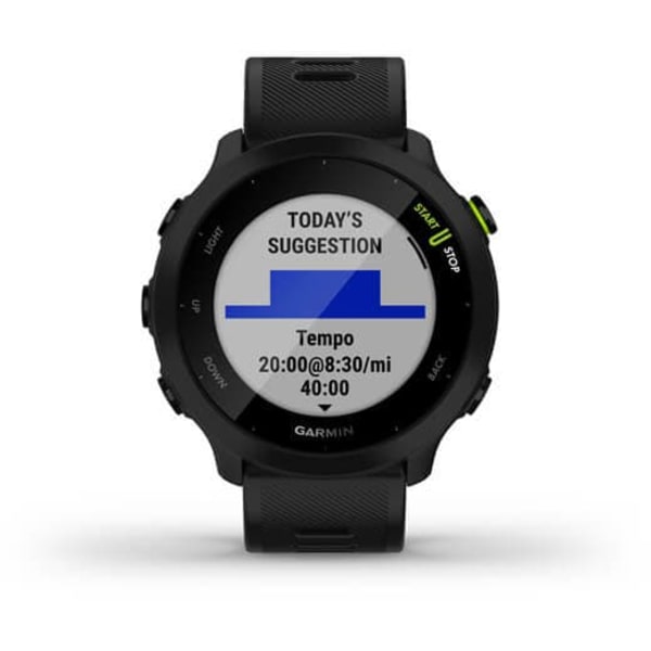 Garmin Forerunner 55 2.64 cm (1.04") 42 mm Digital 208 x 208 pixels GPS (satellite) Sort