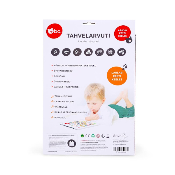 bo. Educational Tablet, in Estonian language