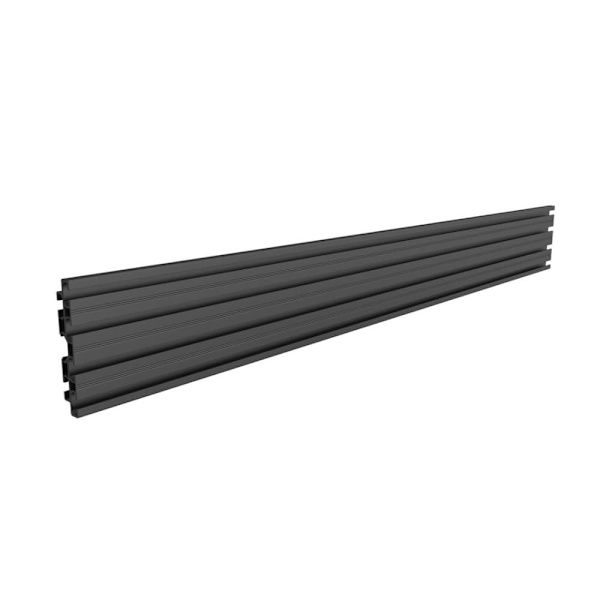 Multibrackets M Pro Series - Single Screen Rail 100cm Black | Aluminum | Black
