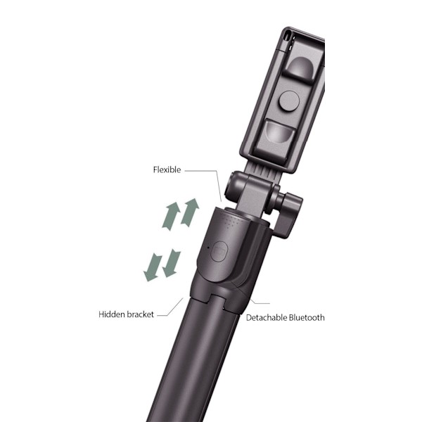 RoGer V17 Selfie Stick Tripod with Bluetooth Remote Control