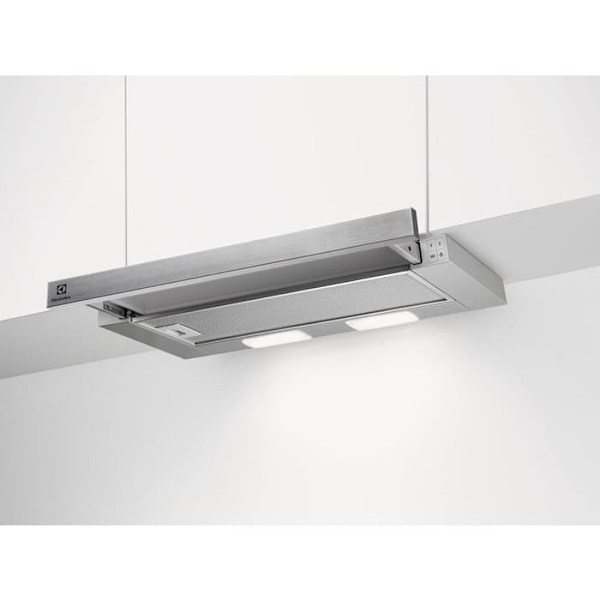 Electrolux LFP226S Built-in Telescopic Kitchen Hood Silver 330 m3/h Harmaa