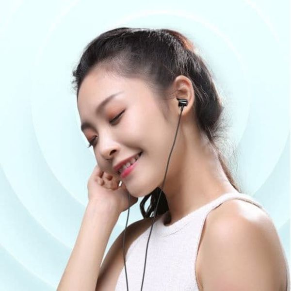 Joyroom Earphone Wired, In-Ear Headphones with Remote and Microphone, 3.5mm Jack, Black EU (JR-EL114-BLK)