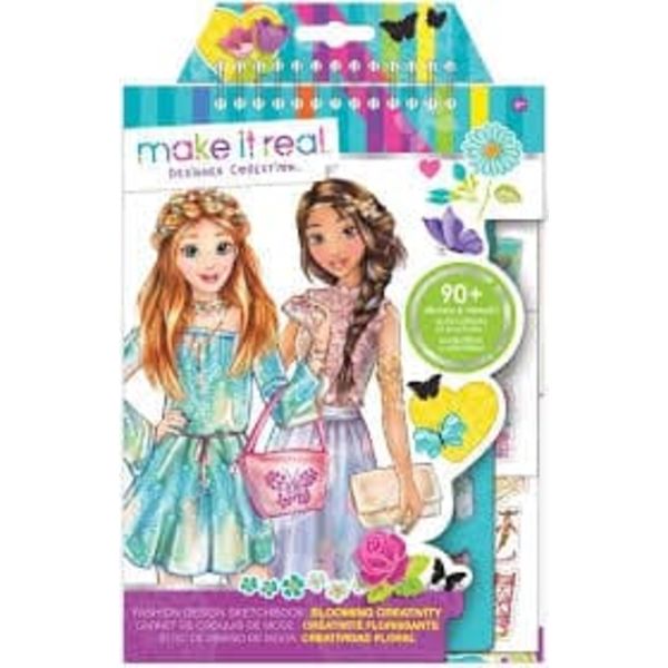 MAKE IT REAL Fashion design sketchbook "Blooming creativity"