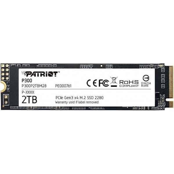 Patriot Memory P300 M.2 2000 GB PCI Express 3.0  NVMe