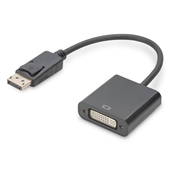 DIGITUS - video adapter - DisplayPort to DVI-I - 15 cm