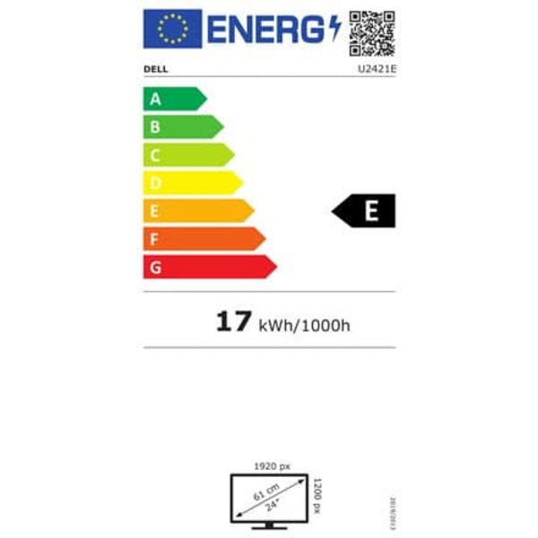 DELL UltraSharp U2421E LED display 61.2 cm (24.1") 1920 x 1200 pixels WUXGA LCD Silver